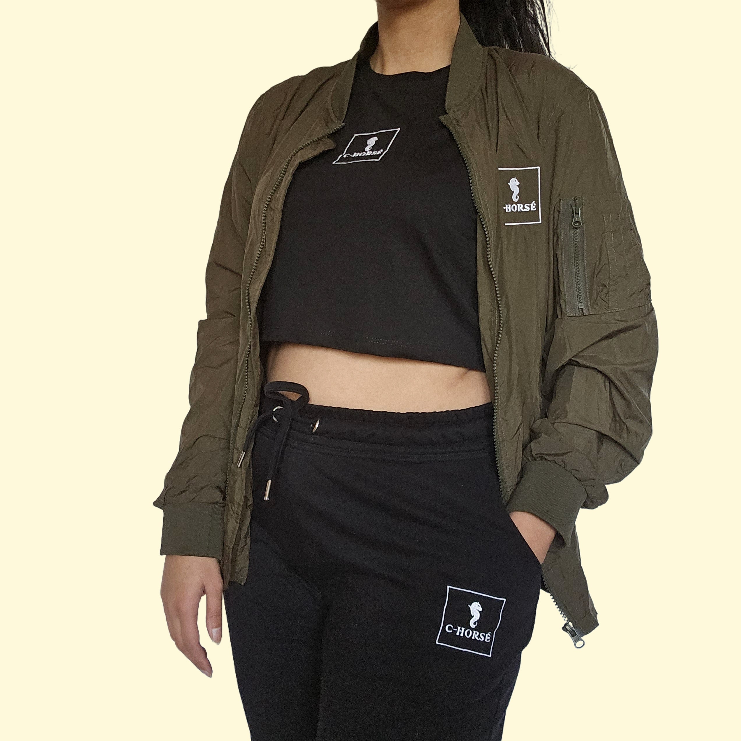 BO99- Bomber Jacket Green