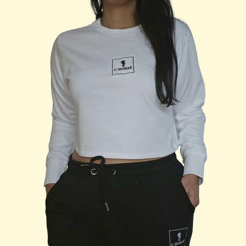 SM73 - Croptop lange mouw