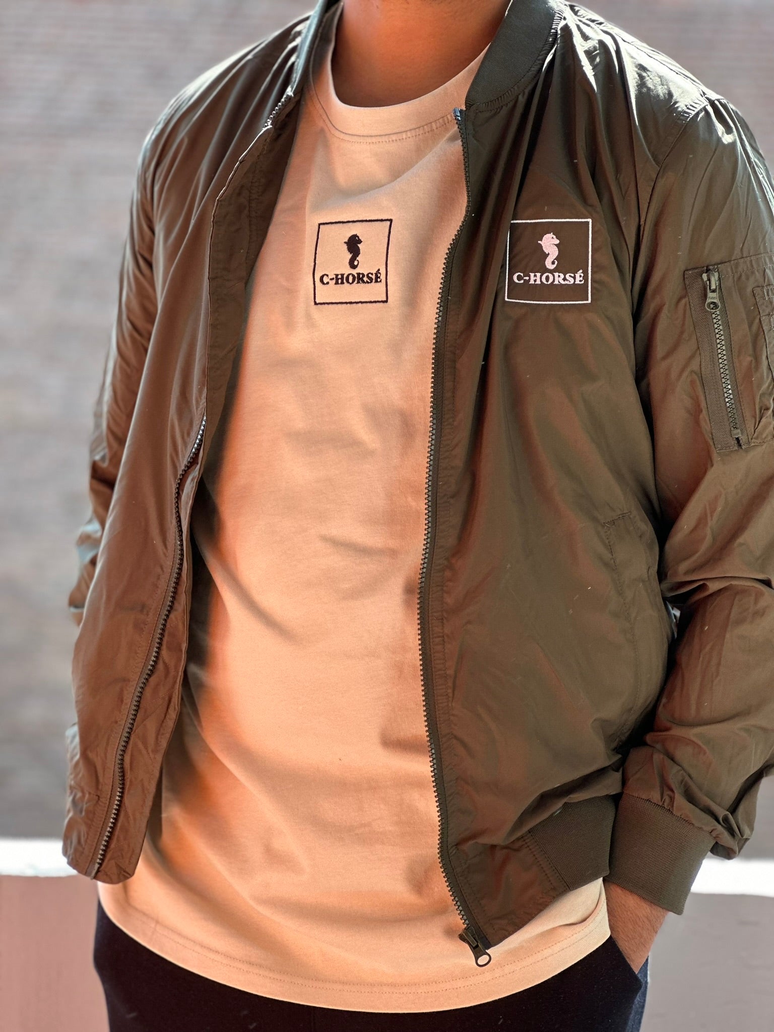 BO99- Bomber Jacket Green