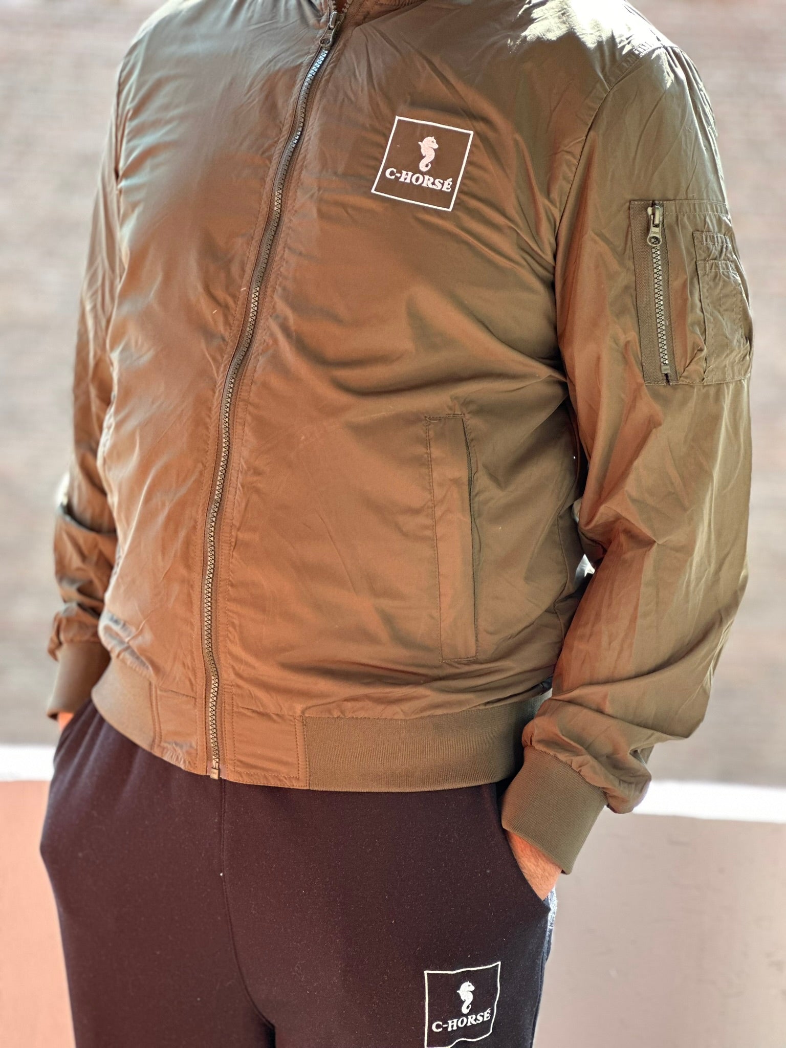 BO99- Bomber Jacket Green